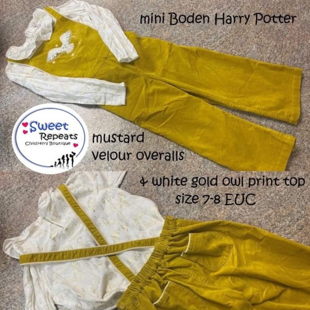 Mini Boden Harry Potter outfit sz 7-8 EUC